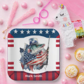 4 juli Onafhankelijkheidsdag voor de liefhebbers v Papieren Bordje (Feest)