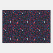 4 juli Onafhankelijkheidsdag Vuurwerkpatroon Inpakpapier Vel (Voorkant 3)