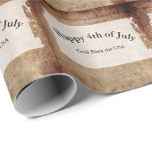 4 juli 📜 Onafhankelijkheidsverklaring Cadeaupapier (Rol Hoek)