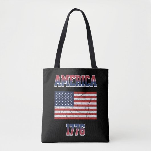 4 juli ontwerp tote bag (Voorkant)