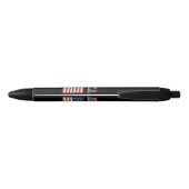 4 juli ontwerp zwarte inkt pen (Achterkant)