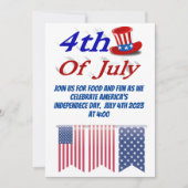 4 juli oom Sam Kaart (Voorkant)