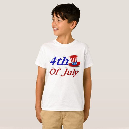 4 juli oom Sam T-shirt (Voorkant volledig)
