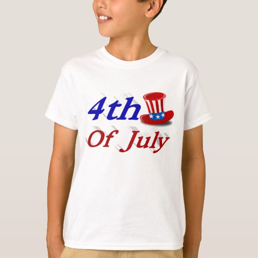 4 juli oom Sam T-shirt (Voorkant)