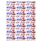 4 juli oom Sam Tafelkleed (Voorkant)