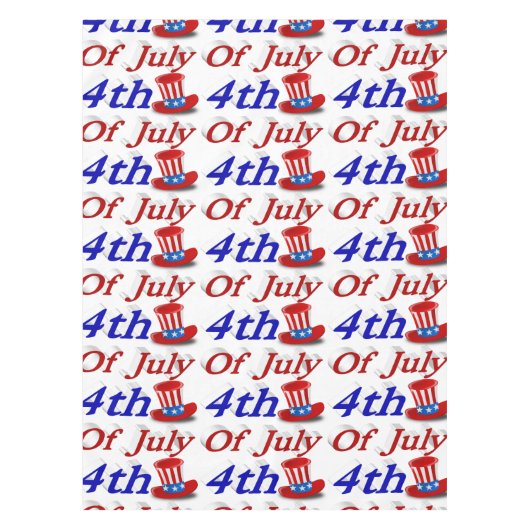 4 juli oom Sam Tafelkleed (Voorkant)