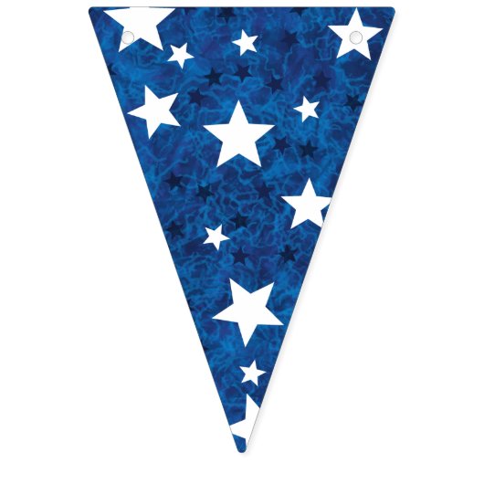 4 juli op blauw vlaggetjes (Tweede vlag)