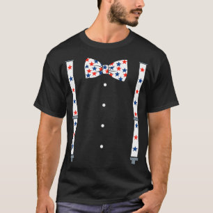 4 juli ophangmachines en kraakbeitsen met Stropdas T-shirt
