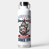 4 juli opossum bungelende waterfles (Voorkant)