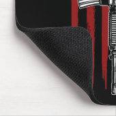 4 juli Papa papa papa papa vader ar-15 Pistool pat Muismat (Hoek)