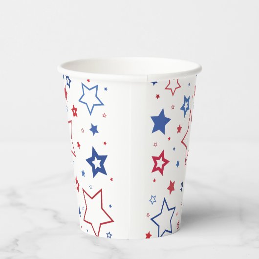 4 juli papieren bekers (Rechts)