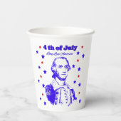 4 juli papieren bekers (Achterkant)