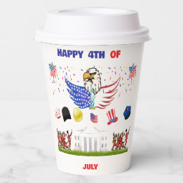 4 juli papieren bekers