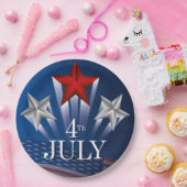 4 juli papieren bordje (Feest)