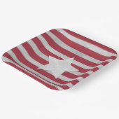 4 juli papieren bordje (Gebogen)