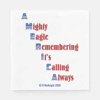 4 juli Papieren servetten