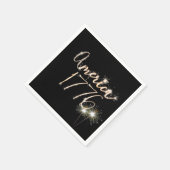 4 juli-partijboekhouder servet (Hoek)