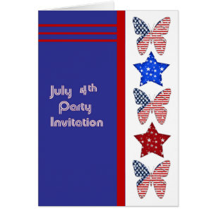 4 juli. partijuitnodiging Kaart