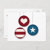 4 juli Party Invitation Briefkaart (Voorkant / Achterkant)