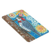4 JULI PATRIOTIC WOODPECKER MAGNET Large Magneet (Rechterzijde)