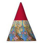 4 JULI PATRIOTISCHE GIRAFFE, PET VAN DE PARTIJ VAN FEESTHOEDJES (Rechts)