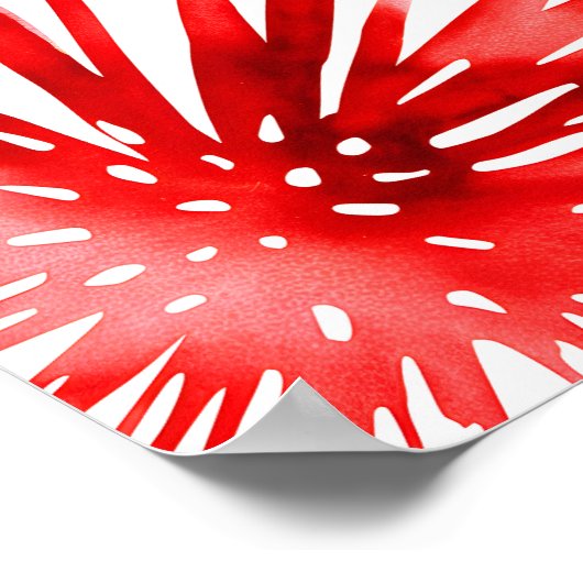 4 juli patriottisch 1e verjaardagsfeest welkomstbo poster (Hoek)