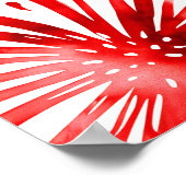 4 juli Patriottisch 1e Verjaardagsfeestje Welkomst Poster (Hoek)