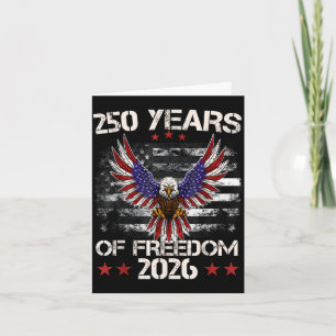 4 juli patriottisch 250ste verjaardag 250 jaar kaart