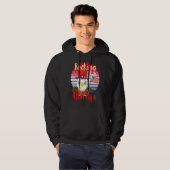 4 juli Patriottisch Amerika Verenigde Staten Ameri Hoodie (Voorkant volledig)