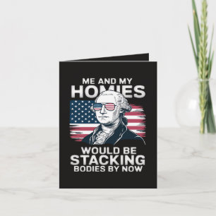 4 juli patriottisch Amerikaans Feestdagen Kaart