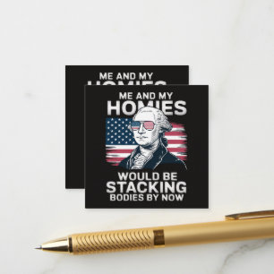 4 juli Patriottisch Amerikaans Informatiekaartje