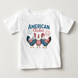 4 juli patriottisch Amerikaans kip ontwerp