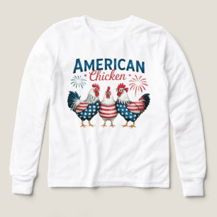 4 juli patriottisch Amerikaans kip ontwerp
