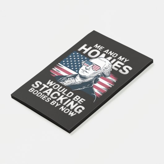 4 juli patriottisch Amerikaans Post-it® Notes (Schuin)