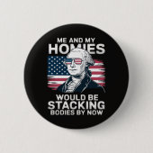 4 juli patriottisch Amerikaans Ronde Button 5,7 Cm (Voorkant)