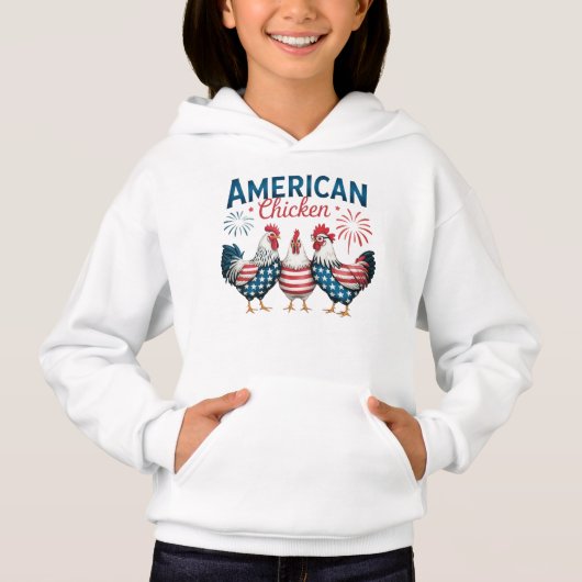 4 juli patriottisch Amerikaanse kip ontwerp (Voorkant)