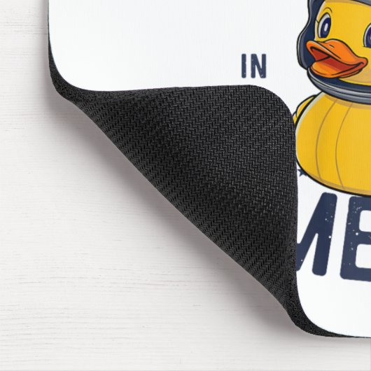 4 juli Patriottisch Rubber Duck T-shirt Quackin' I Muismat (Hoek)