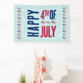 4 juli patriottisch spandoek (Insitu)
