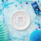 4 juli: Patriottisch themafeest Papieren Bordje (Feest)
