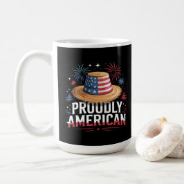 4 juli Patriottisch - Trots Amerikaans Koffiemok