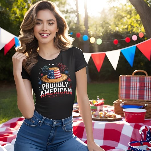 4 juli Patriottisch - Trots Amerikaans T-shirt
