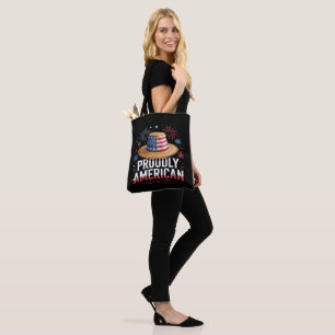 4 juli Patriottisch - Trots Amerikaans Tote Bag