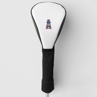 4 juli Patriottische Amerikaanse Bully Dog Golfheadcover