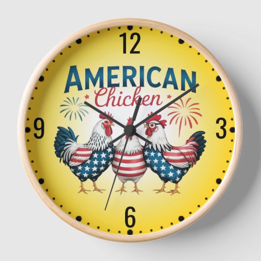 4 juli Patriottische Amerikaanse kip-62987 T-Shi (Voorkant)