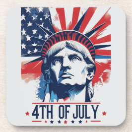 4 juli Patriottische Amerikaanse Pride Bier Onderzetter