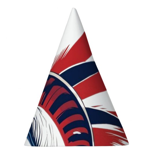 4 juli Patriottische Amerikaanse Pride Feesthoedjes (Rechts)