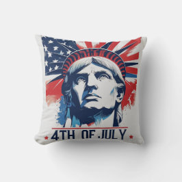 4 juli Patriottische Amerikaanse Pride Kussen