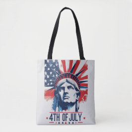 4 juli Patriottische Amerikaanse Pride Tote Bag