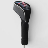 4 juli patriottische Amerikaanse vlag adelaar VS Golfheadcover (Schuin)