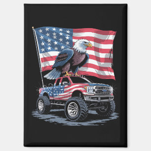 4 juli patriottische Amerikaanse vlag adelaar VS Magneet